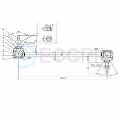 For 2005-2008 Chevy Uplander FWD 6pcs Front Inner Outer Tie Rods Sway Bars Kit 6B93BC-57