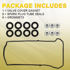 Valve Cover Gasket Kit Set For 2002-2014 Honda CR-V Civic VS50614R VS50382A EOA 6B93BC-57