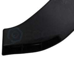 Universal Adjustable Gloss Black Front Bumper Lip Spoiler High Quality PP 6B93BC-57