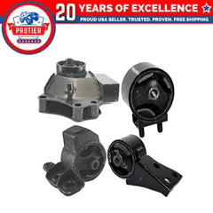 Fits 2000-2004 Kia Spectra 1.8L MANUAL Trans Motor & Trans Mount Set 4PCS : 6B93BC-57