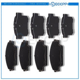 4x Front And 4x Rear Ceramic Premium Brake Pads For Acura RSX Honda Civic S2000 6B93BC-57