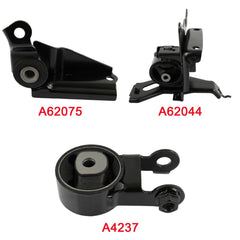 3x Engine Motor & Transmission Mount for Scion xD 2008-2014 L4 1.8L Automatic 6B93BC-57