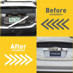 Rear Tailgate Liftgate Handle Garnish for 2004-2009 Toyota Prius 8S2 Chrome US 6B93BC-57