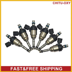 6Pcs Fuel Injector Set For 13-14 Hyundai Azera Genesis 3.3L 3.8L KIA 35310-3C550 6B93BC-57
