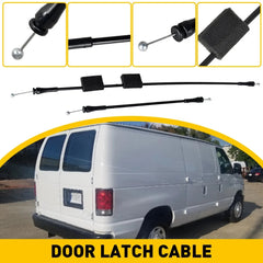 Rear Cargo Right Door Latch Release Cables for 1992-2014 Ford E150 E250 E350 Van 6B93BC-57