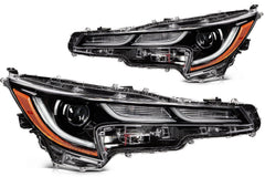 Pair LED Headlights Assembly For 2019-2022 For Corolla SE XLE XSE Black Amber 6B93BC-57