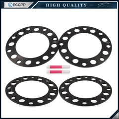 4Pcs 1/4" (6mm) 8x6.5 8x170 8x180 Wheel Spacers For Ford F-250 F-350 Super Duty 6B93BC-57