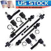10pcs Front Tie Rods Ball Joints Tie Rods For 1998-2001 Mazda B4000 Ford Ranger 6B93BC-57