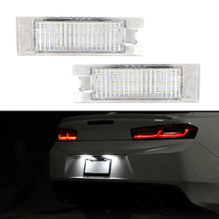LED License Plate Light Rear Tag Lamp Assembly for 2014-2021 Chevrolet Camaro 6B93BC-57