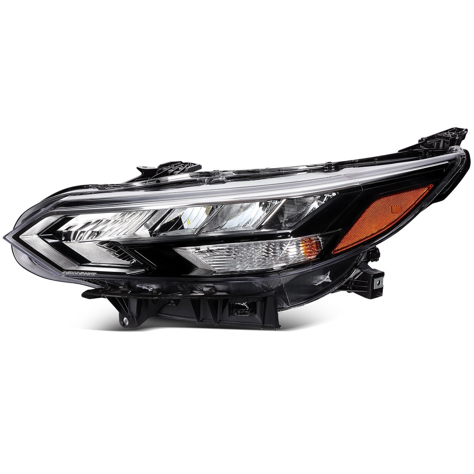 Left Side Headlight Assembly For 2024-2025 Nissan For Sentra 2.0L Black Amber 6B93BC-57