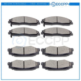 Front Rear Ceramic Brake Pads For 04-09 Cadillac XLR 97-13 Chevy Corvette 2WD