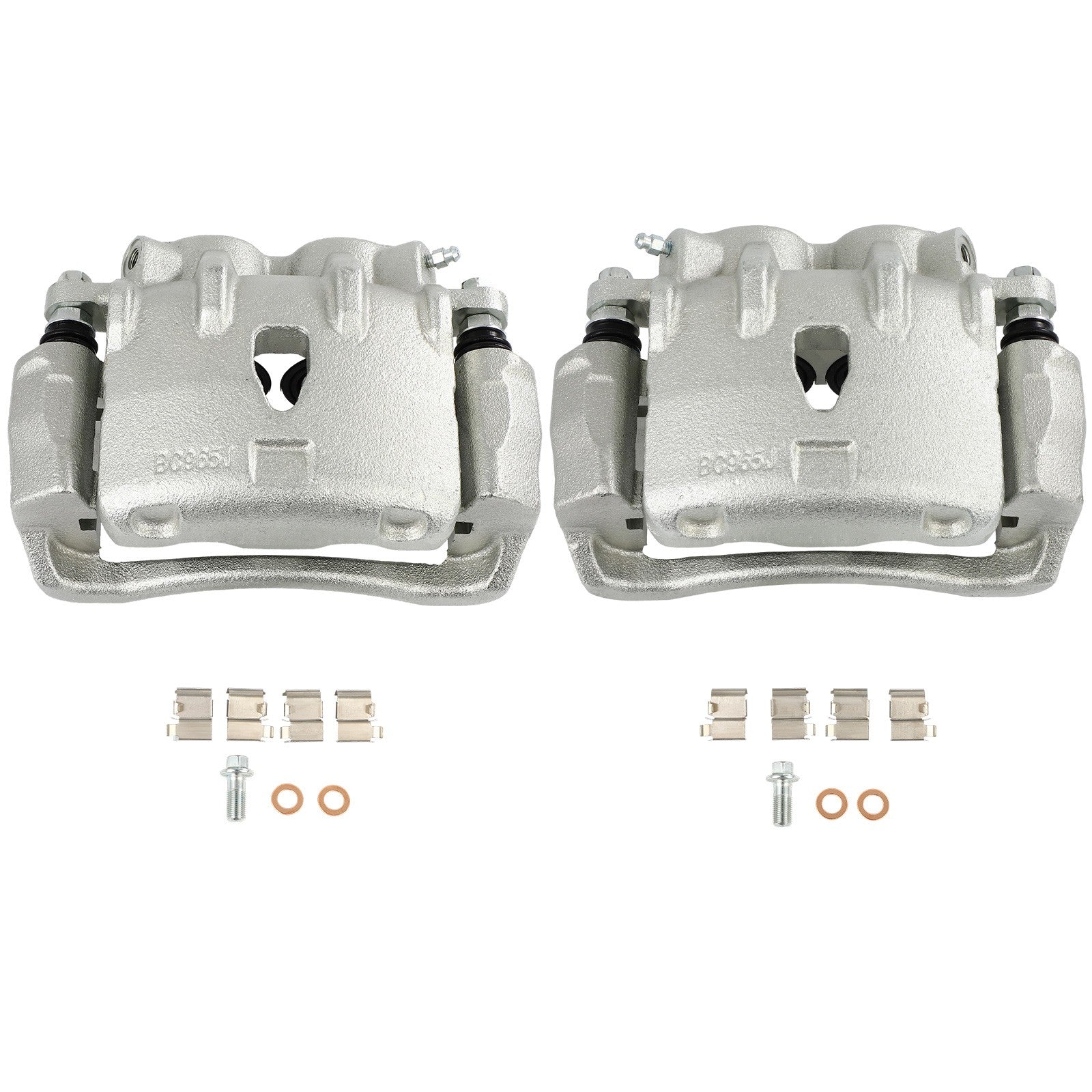 Front Left Right Brake Calipers 2Pcs For 2008-2014 Cadillac CTS 18B5116 18B5117 6B93BC-57