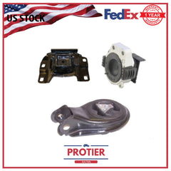 Motor & Trans Mount 3PCS Set Fit 07-09 Mazda 3 Mazdaspeed 2.3L Turbo for Manual 6B93BC-57