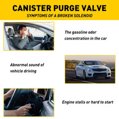 EVAP Evaporative Emission Vapor Canister Purge Valve Solenoid For Cadillac GMC A 6B93BC-57