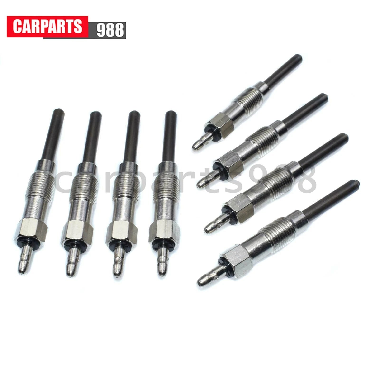 Set 8Pcs 24V Glow Plugs for Humvee Military Hummer 6.2L 6.5L 12338771,5614017 6B93BC-57
