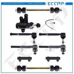 Suspension 9pc Front Sway Bars Tie Rods Idler Arm Barcket For 1993-00 Chevrolet 6B93BC-57