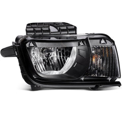 ECCPP Headlights Assembly For Chevrolet Camaro 3.6L 6.2L 2010-2013 Pair Black 6B93BC-57