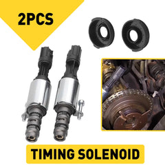 2PC VCT VVT Variable Valve Timing Solenoid For 04-10 Ford F-150 05-14 Lincoln 6B93BC-57