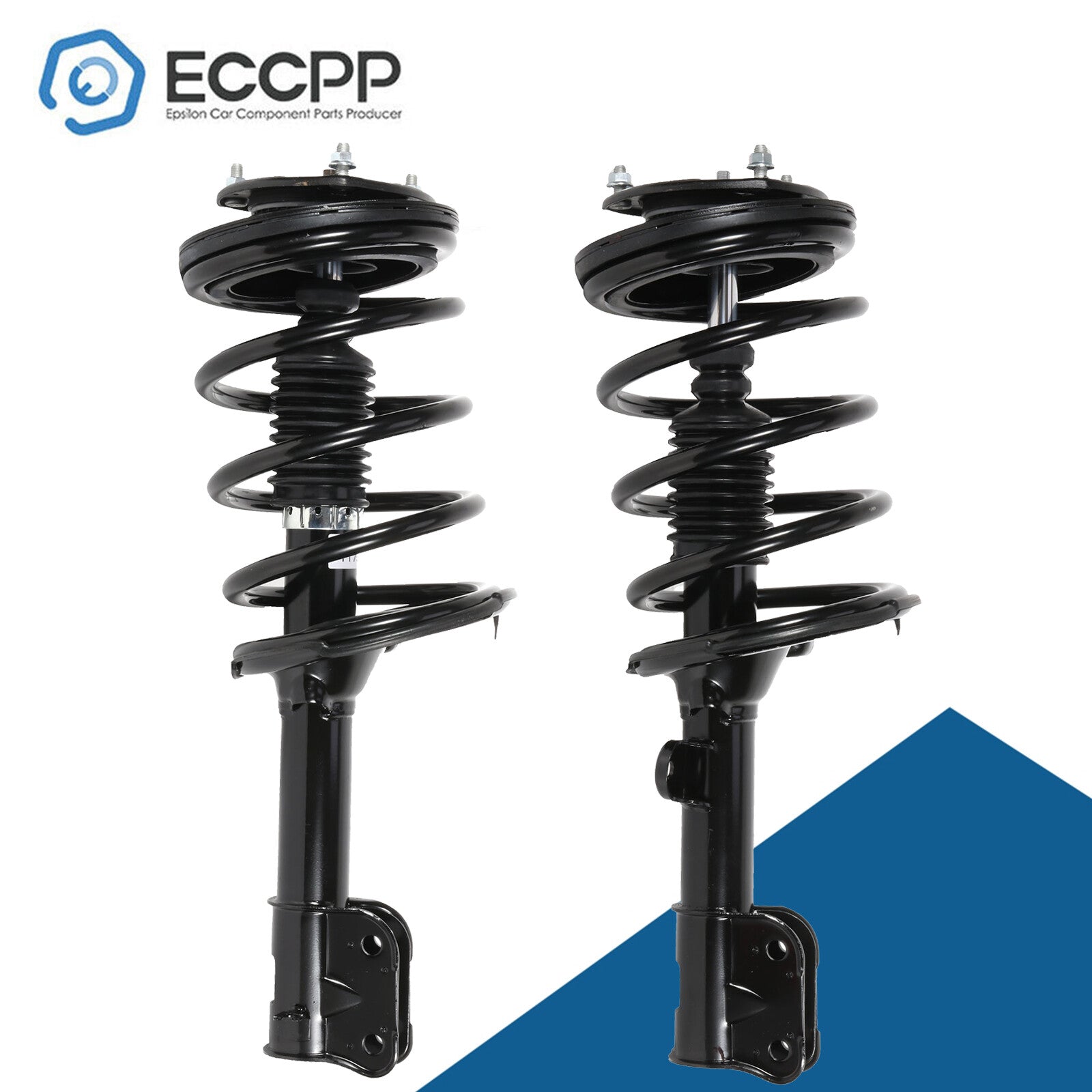 For Hyundai Santa Fe 2007-2009 Front 2pcs Complete Struts & Coil Spring Assembly 6B93BC-57