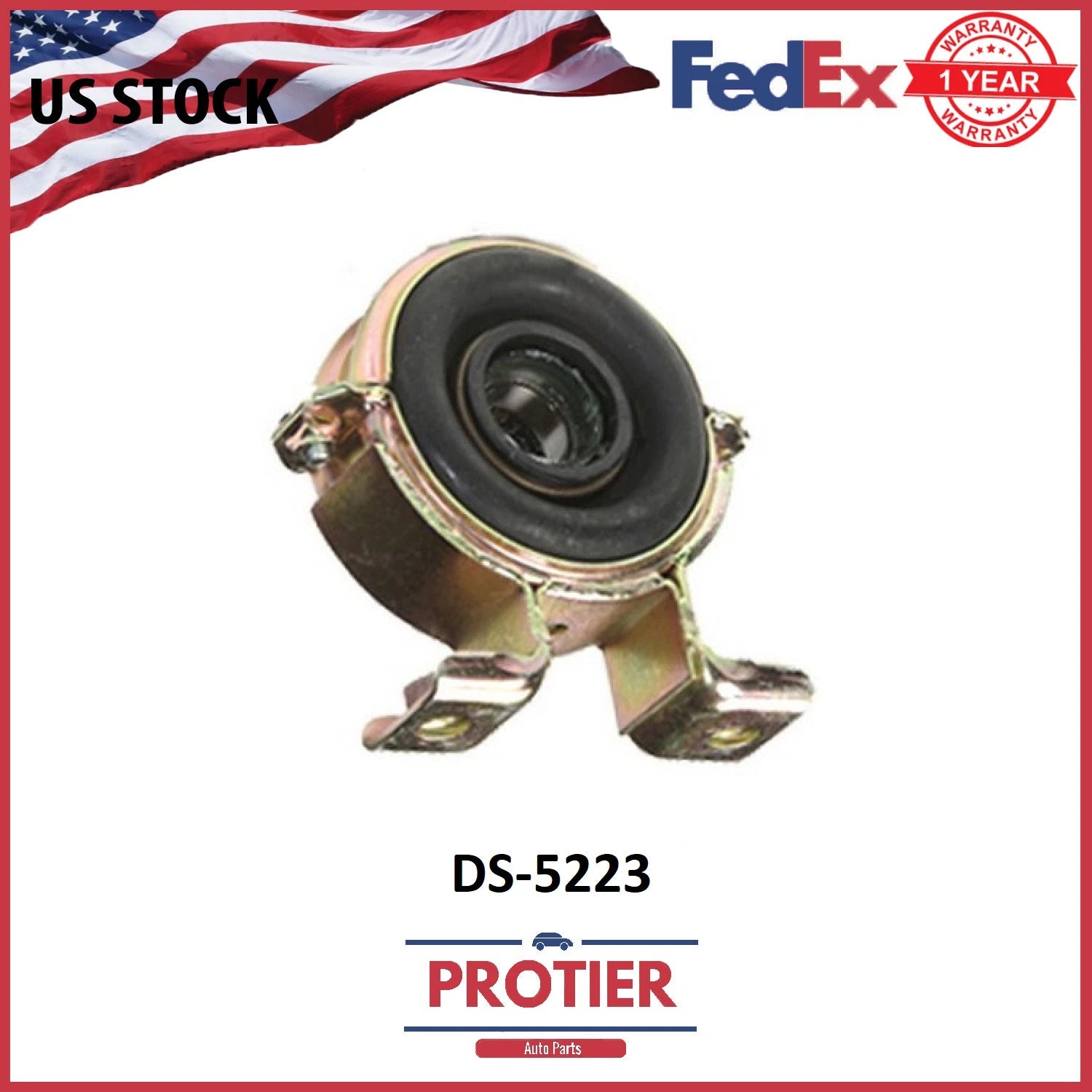 Protier Drive Shaft Center Support Bearing - Part # DS5223 6B93BC-57