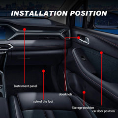 Universal 18in1 Symphony RGB LED Car Atmosphere Ambient Light Interior LED Strip 6B93BC-57