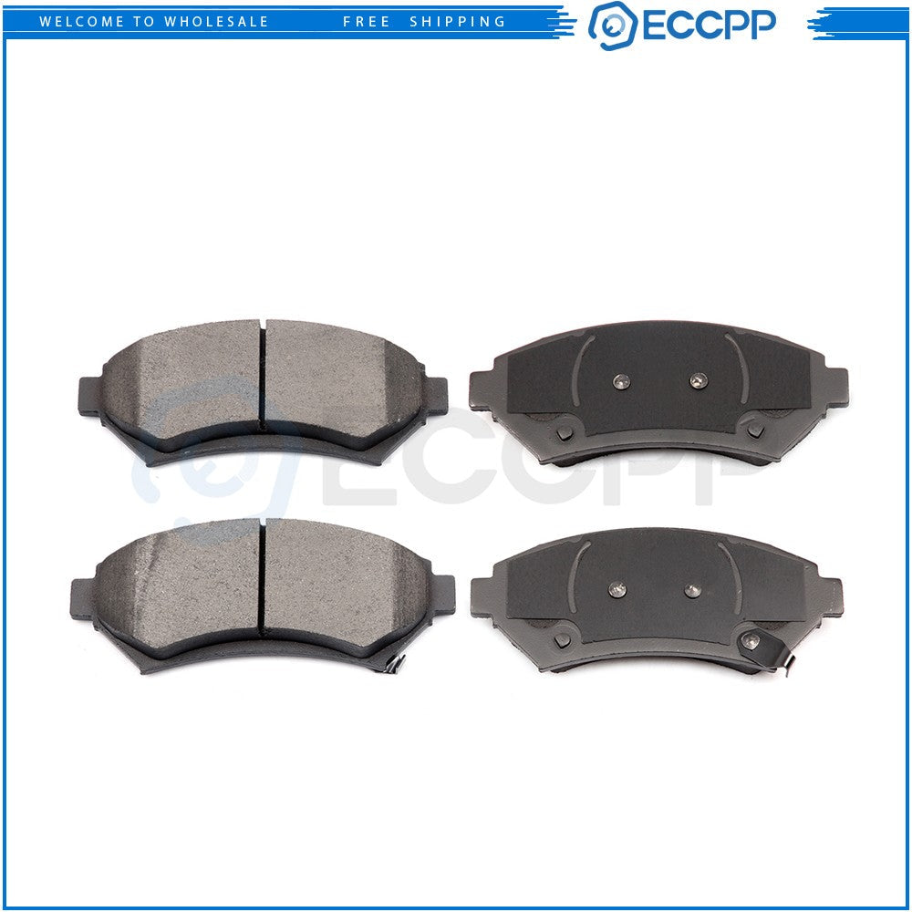 Front Ceramic Brake Pad Kit for Chevy Venture Cadillac DeVille Buick Century V6 6B93BC-57