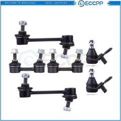 Front Lower Ball Joints Anti Sway Stabilizer Bar Linkage For 1993-1995 Geo Prizm