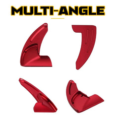 For 2014-2021 Jeep Grand Cherokee Steering Wheel Paddle Shifter Cover Aluminum A 6B93BC-57