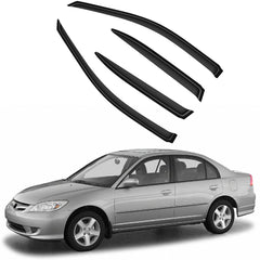 Window Visor Vent Rain Shades Guards Deflectors For 02-05 Honda Civic Sedan 6B93BC-57