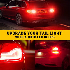 2X 1157 BAY15D LED Car Stop Brake Lights Tail Lamp Backup Bulb Parking Red EOA 6B93BC-57