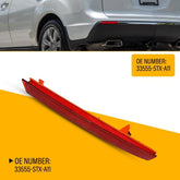 Rear Left Driver Bumper Reflector Lamp 33555-STX-A11 For Acura MDX 2010-2013 EOA 6B93BC-57
