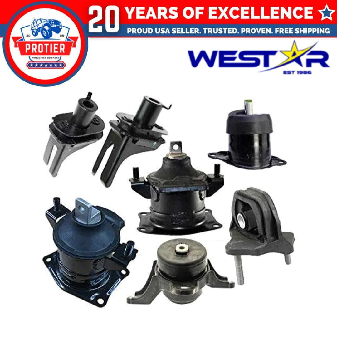 Fits 2010-2014 Acura TSX 3.5L AUTO, Engine Motor & Trans Mount Set 7pc 6B93BC-57