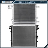 Aluminum Radiator & AC Condenser Cooling Kit For 2007-2010 2011 Jeep Wrangler 6B93BC-57