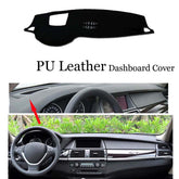 Dashboard Console Cover PU Leather Protector Sunshield Pad Fit For BMW X5 07-13