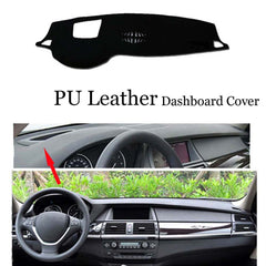 Dashboard Console Cover PU Leather Protector Sunshield Pad Fit For BMW X5 07-13