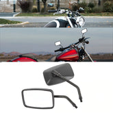 For Suzuki Boulevard M50 C50 M90 C90 M109R Black Rectangle Motorcycle Mirrors US