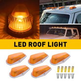 5Pcs For FORD F150 Roof F350 F250 1973-1997 Top Cab Lights Amber Marker Lights 6B93BC-57