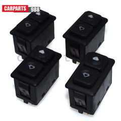 Set of 4 5Pins Illuminated Power Window Switch For BMW E30 318i 325i 61311381205 6B93BC-57