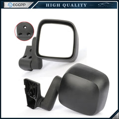 Manual Mirrors For 2003-2006 JEEP WRANGLER TJ LH & RH Side Black Foldaway 6B93BC-57