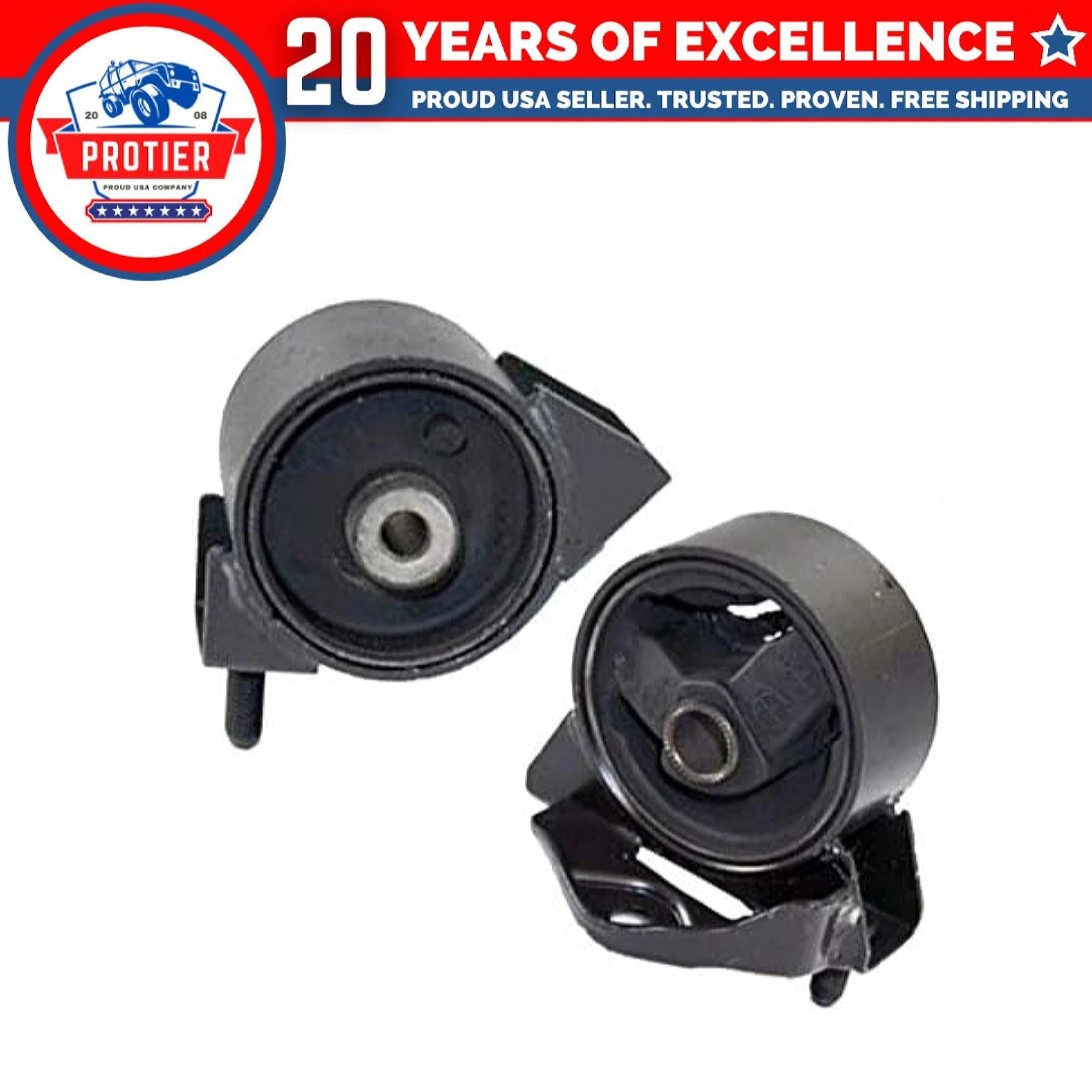Fits 1999-2000 Hyundai Elantra 2.0L AUTO Trans Engine Motor & Trans Mount Set 6B93BC-57