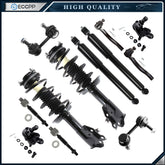 Front Struts Rear Shocks Sway Bars Tie Rods For Honda Civic 2006-2011 w/Springs KOEEP