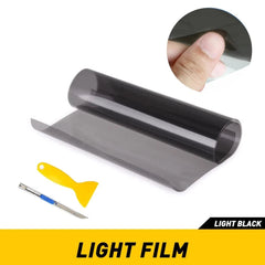 Light Smoke Gloss Vinyl Film Tint 12" x 72" Headlight Taillight Fog Wrap Cover A 6B93BC-57