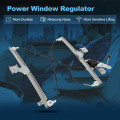For Chevrolet Silverado 2001-2006 Rear Passenger Side Window Regulator w/ Motor 6B93BC-57