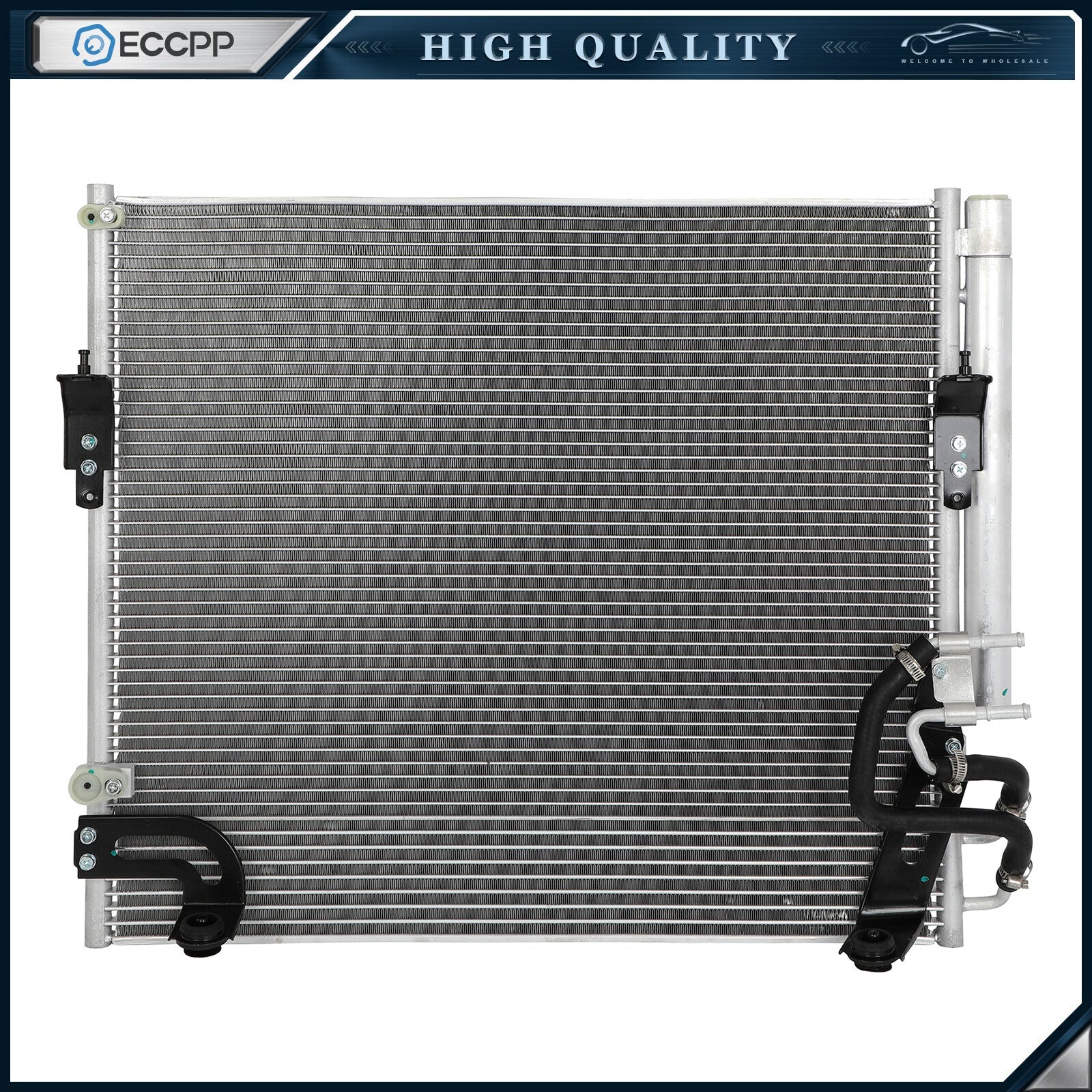 Aluminum AC Condenser For 2010-2011 Toyota Sequoia 2010 2011-2018 Toyota Tundra 6B93BC-57