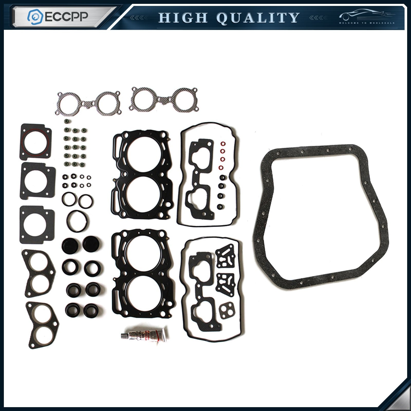 Head Gasket Set Fits 2004-2009 Subaru Outback Legacy Impreza 2.5L SOHC 6B93BC-57