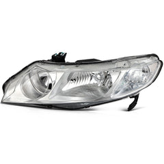 Pair Kit Halogen Headlights Assembly For 2006-2011 Honda Civic 1.8L 2.0L Chrome 6B93BC-57