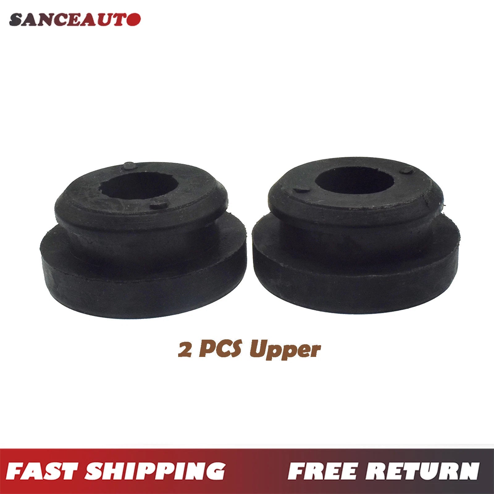 Rubber Radiator Mount Bushing Upper Insulator 2PCS For Accord Civic 74173SJ4000 6B93BC-57