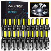 20 x White LED 194 T10 168 W5W Interior Map Dome Trunk License Plate Light Bulbs 6B93BC-57