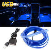5M Auto Atmosphere Car Interior Strip Light Wire LED Decor Accessories Lamp EOA 6B93BC-57