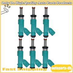 6x Fuel Injector For Toyota Highlander Camry Sienna Lexus RX350 RX450 232500P010 6B93BC-57